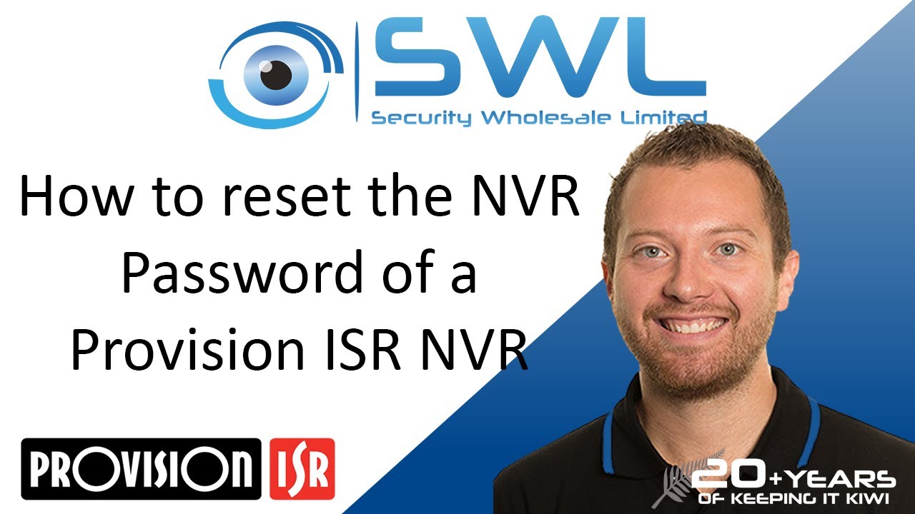 How to reset the password on a Provision-ISR NVR. New Zealand Only.