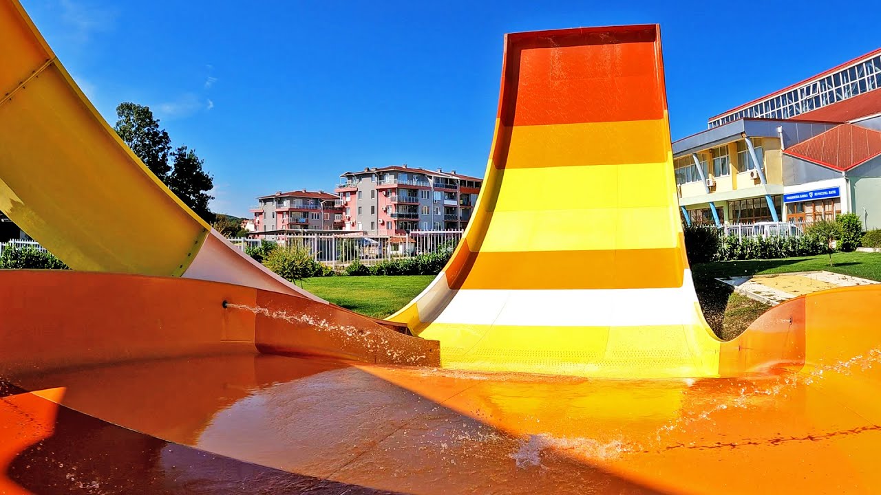 The Tsunami Water Slide at Aquaplanet Water Park