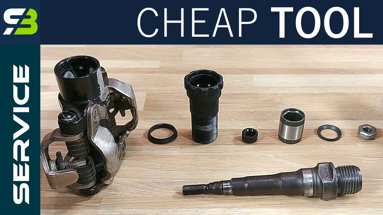 How To Overhaul Shimano M520 Clipless Pedals. SPD Bearing Greasing.