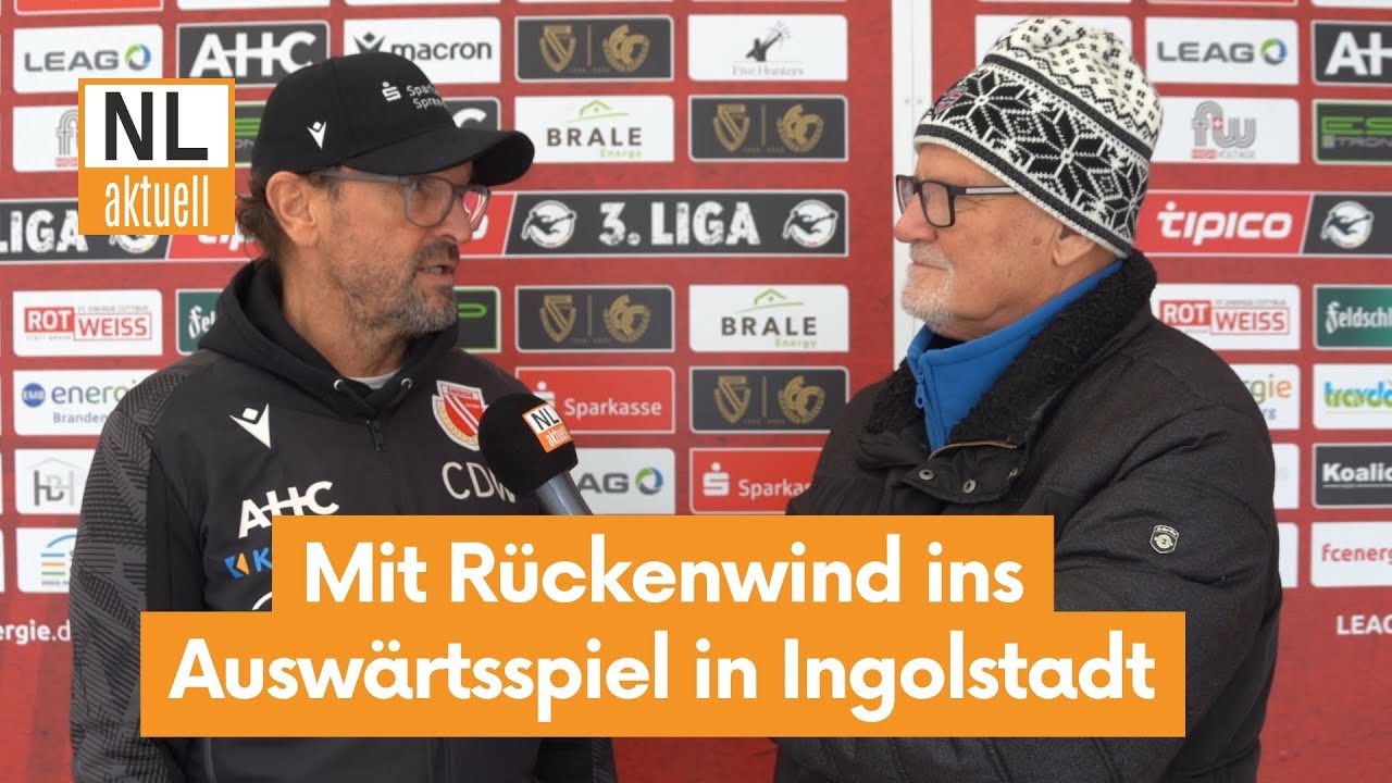FC Energie Cottbus | Auswärtssieg in Ingolstadt? Pele Wollitz über Transfers, Mannschaft & Gegner