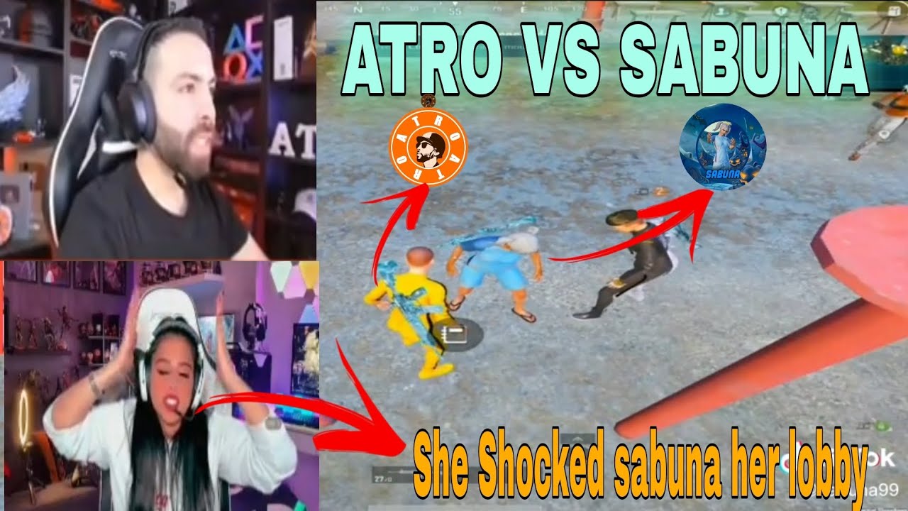 ATRO VS SABUNA😈 || Arabian Top Player ||SABUNA PUBG MOBILE GAMEPLAY