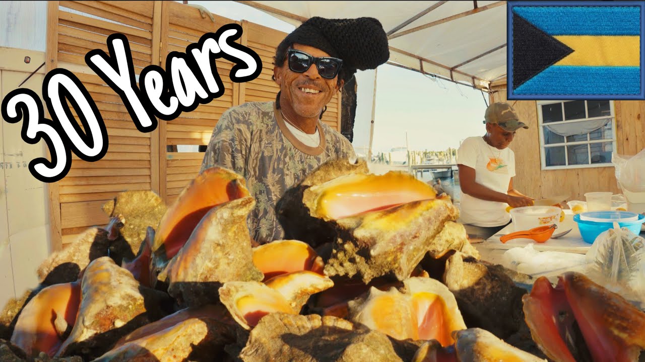 Meet the Boss of Conch in Nassau | He has been doing it For 30 Years