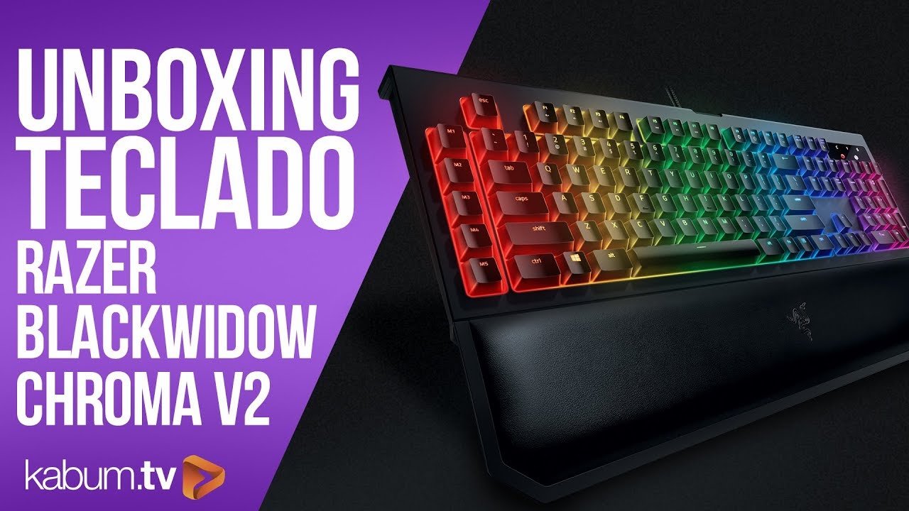 Th3darkness apresenta o Teclado Blackwidow Chroma V2 da Razer | KaBuM!