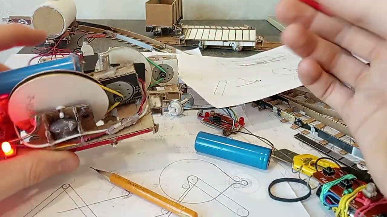 Часть 15. Локомотивы. Макет железной дороги своими руками 