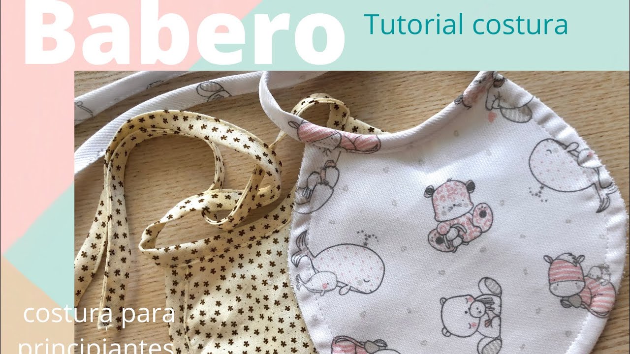 Babero para recién nacido #tutorial #costura 2 maneras diferentes de hacerlos