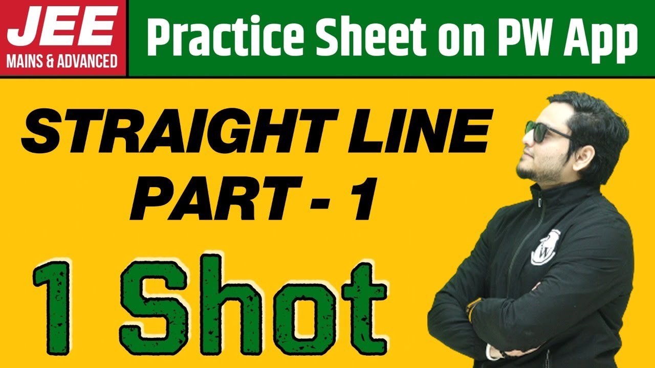 STRAIGHT LINES in 1 Shot (PART - 1) From Zero to Hero | JEE Main & Advanced