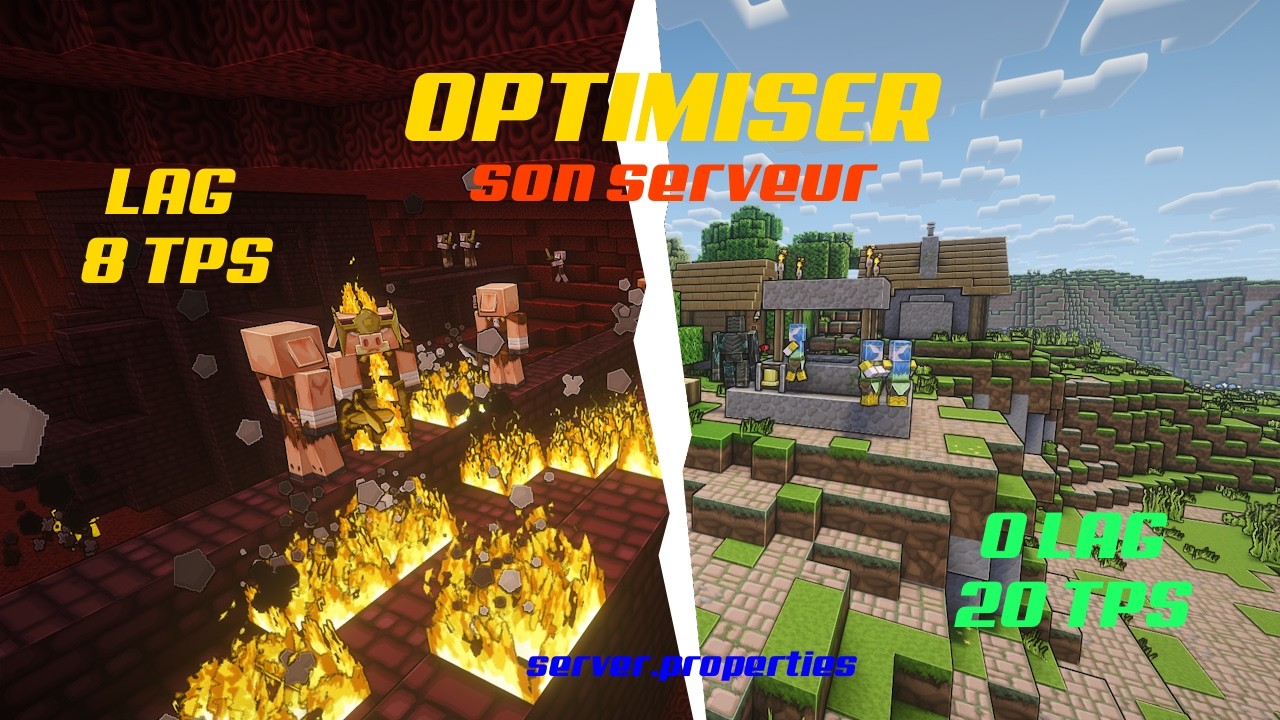 Optimiser son serveur Minecraft (Server.properties) Supprimer le LAG facilement