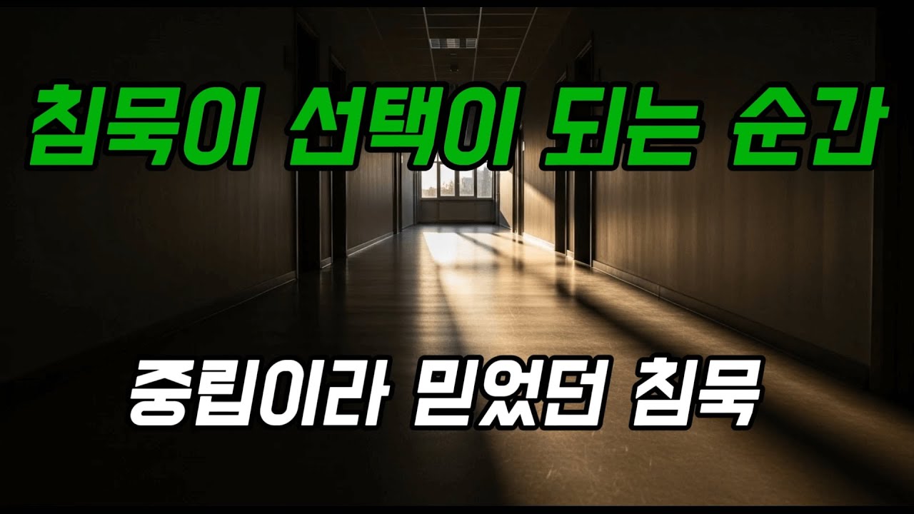 침묵이 중립이 아닌 경우