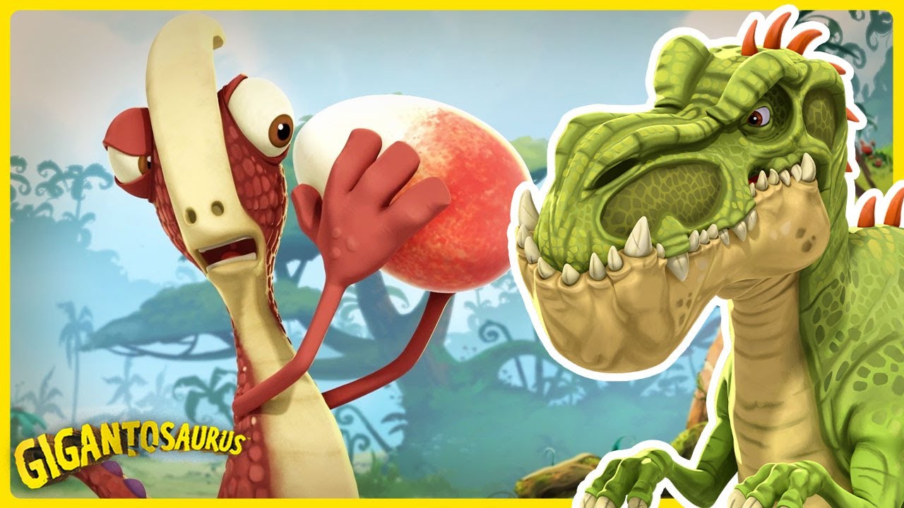 🐣 Яйценосное приключение Рокки! | Кто в ТАИНСТВЕННОМ яйце?! 🦕 | Гигантозавр Мультиязычный