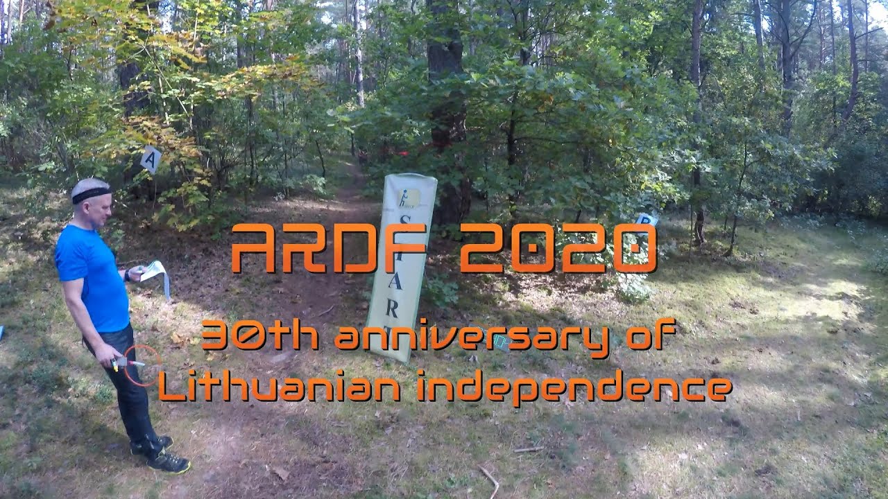 ARDF 2020 30th anniversary of Lithuanian independence Full Run