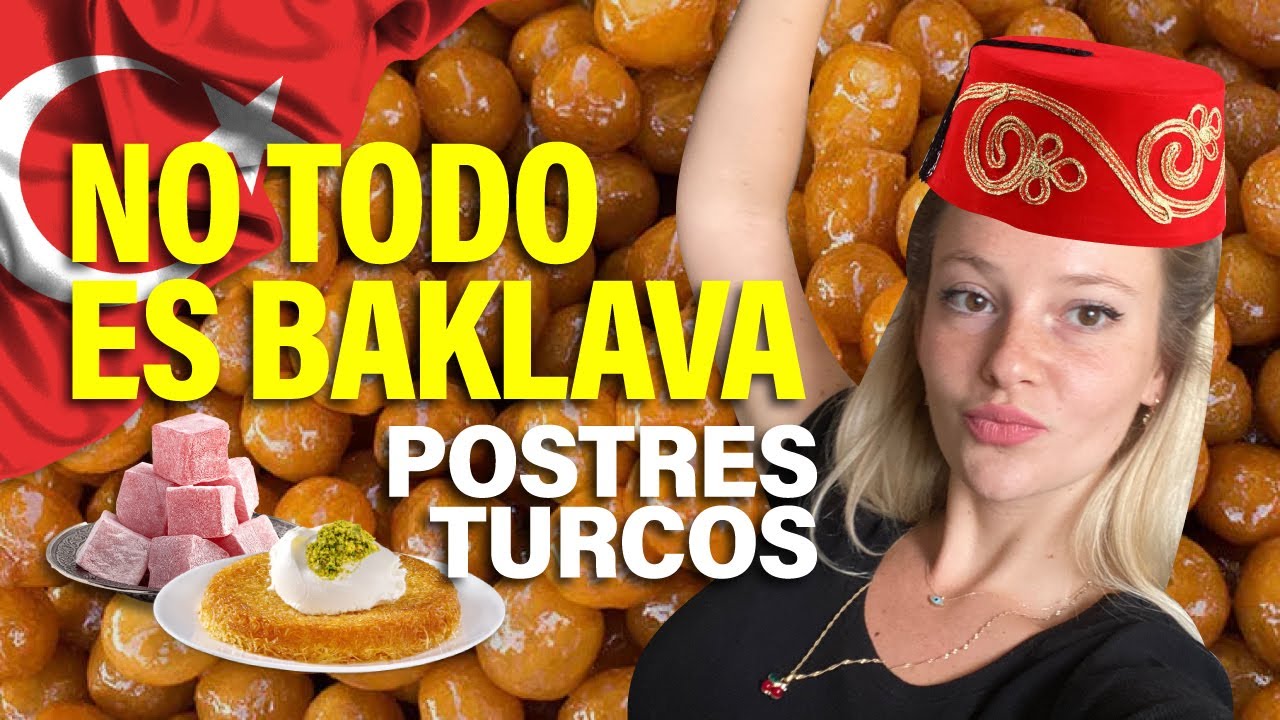 TURQUÍA DÓNDE COMPRAR postres en ESTAMBUL I POSTRES TURCOS que DEBES probar