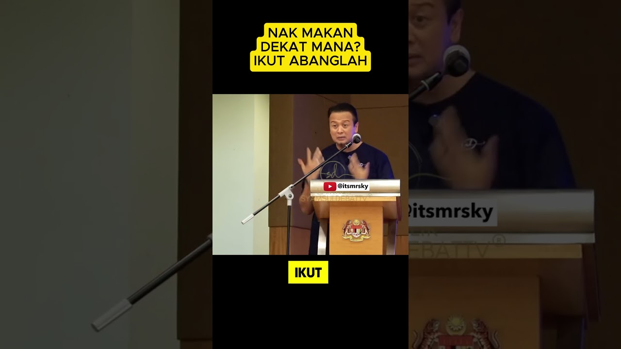 Nak Makan Dekat Mana? Ikut Abanglah | Syamsul Debat 