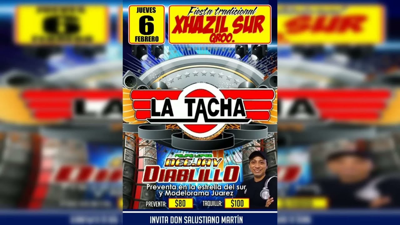 Xhazil Sur Q.Roo - La Tacha Disco Movil (( Dj Diablillo Chetumal )) Febrero 06 2020