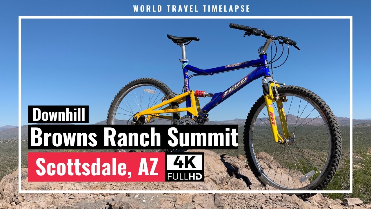 Browns Ranch Summit 🚴&zwj;♂️ Downhill Ride ⛰️ Cathedral Rock 🌵 MTB 🎥 4K (October 2021)