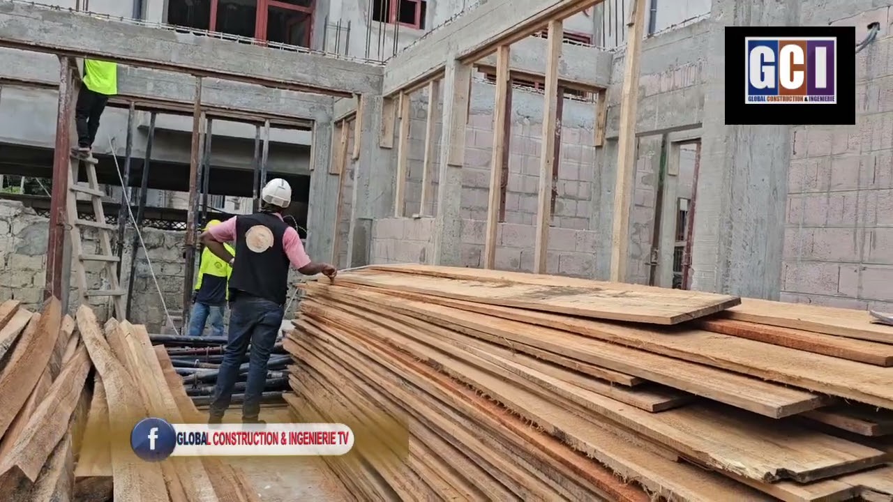 GCI: DÉBUT DE COFFRAGE DU PLANCHER 1