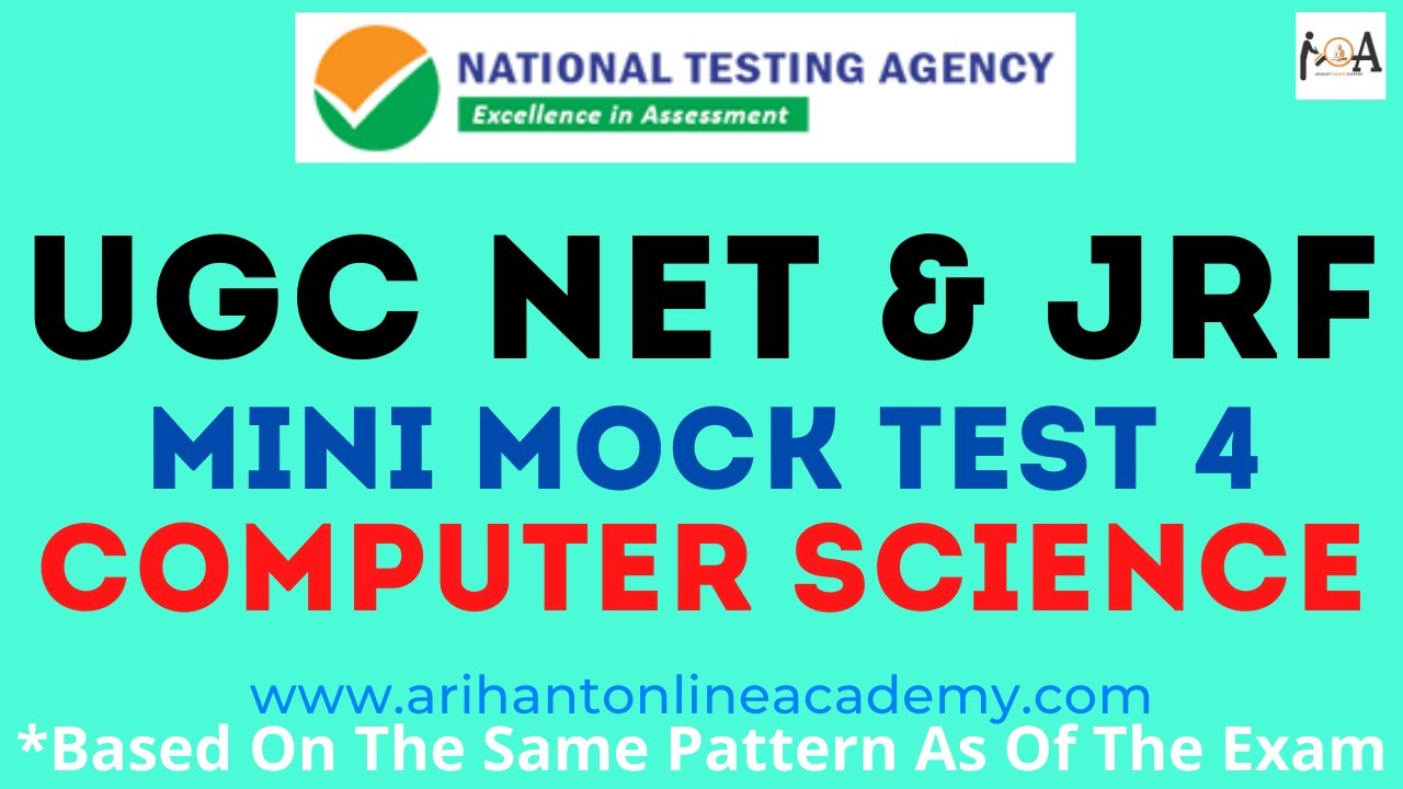 Computer Science Applications Paper  2 | UGC NET & JRF 2020 | Mini Mock Test 4 | Practice & Prepare