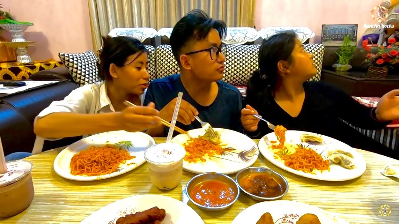 Mukbang Kancha ,Kanchi n Dauri Kancha Rocks😎YO man😅🤘 BOOM👊