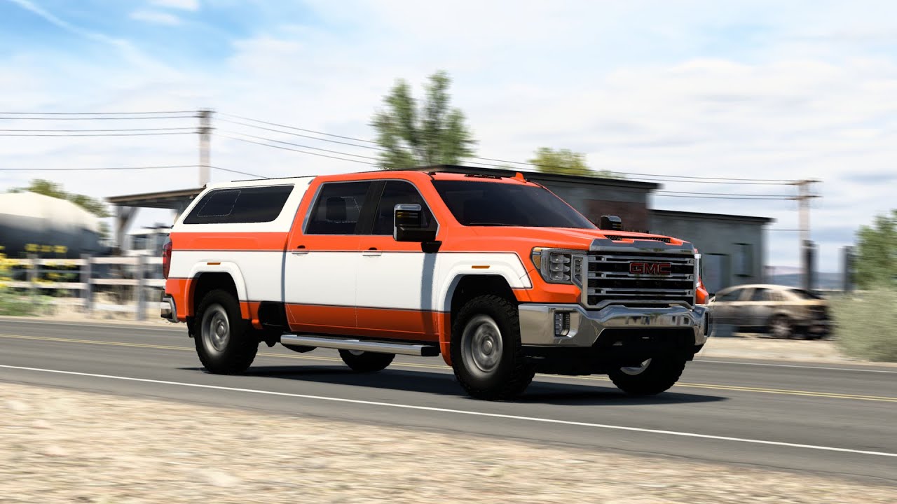 2021 gmc sierra for American truck simulator 1.48 by DN modding
