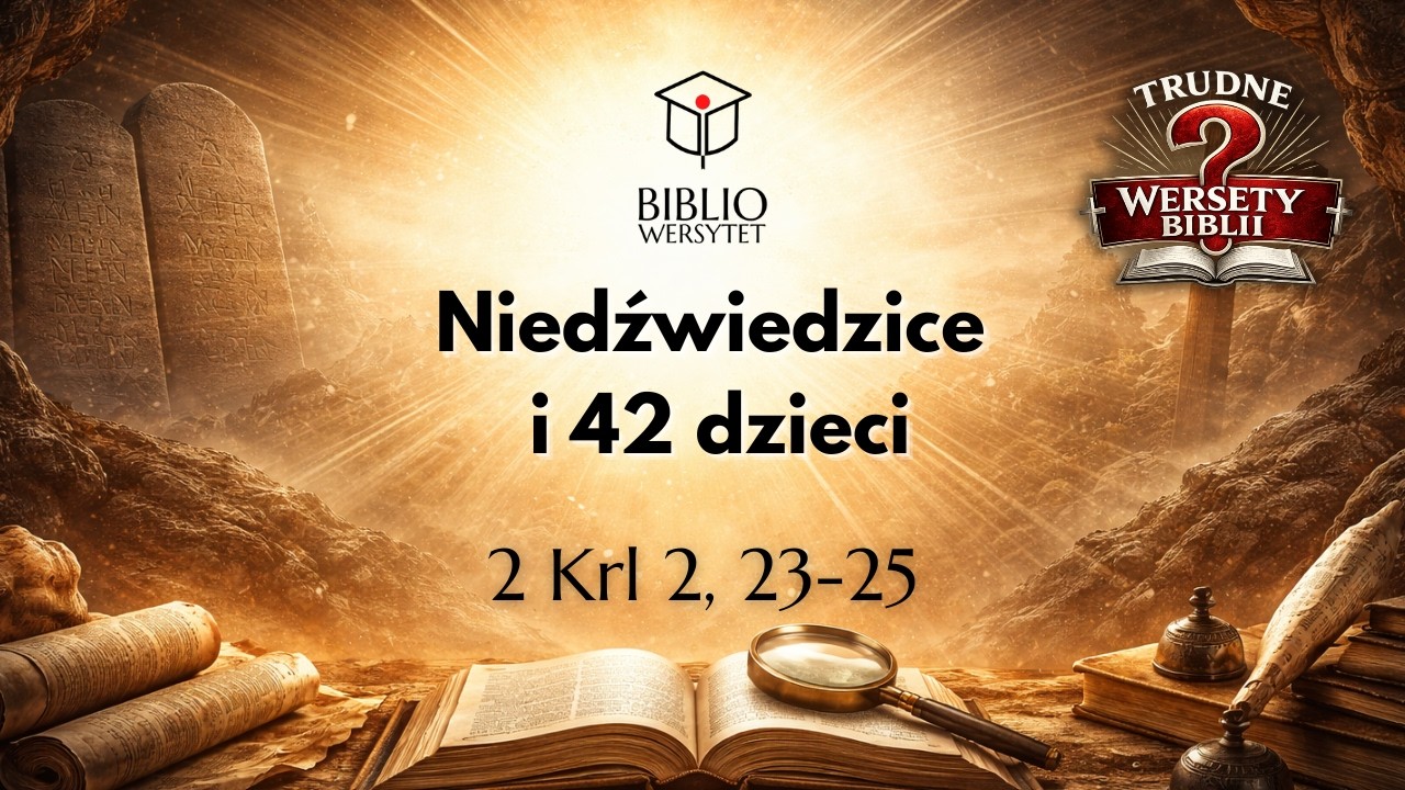 Niedźwiedzice i 42 dzieci - TRUDNE WERSETY BIBLII - dr Robert Merecz