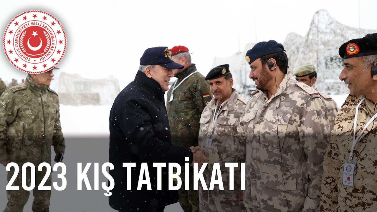 Bakan Akar, Azerbaycan ve Gürcistan Savunma Bakanları ile “Kış Tatbikatı-2023”ü Takip Etti