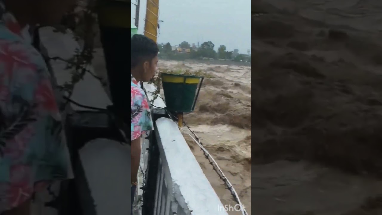 @Tawi River&nbsp;heavy rain in Jammu Kashmir 26 August 2025