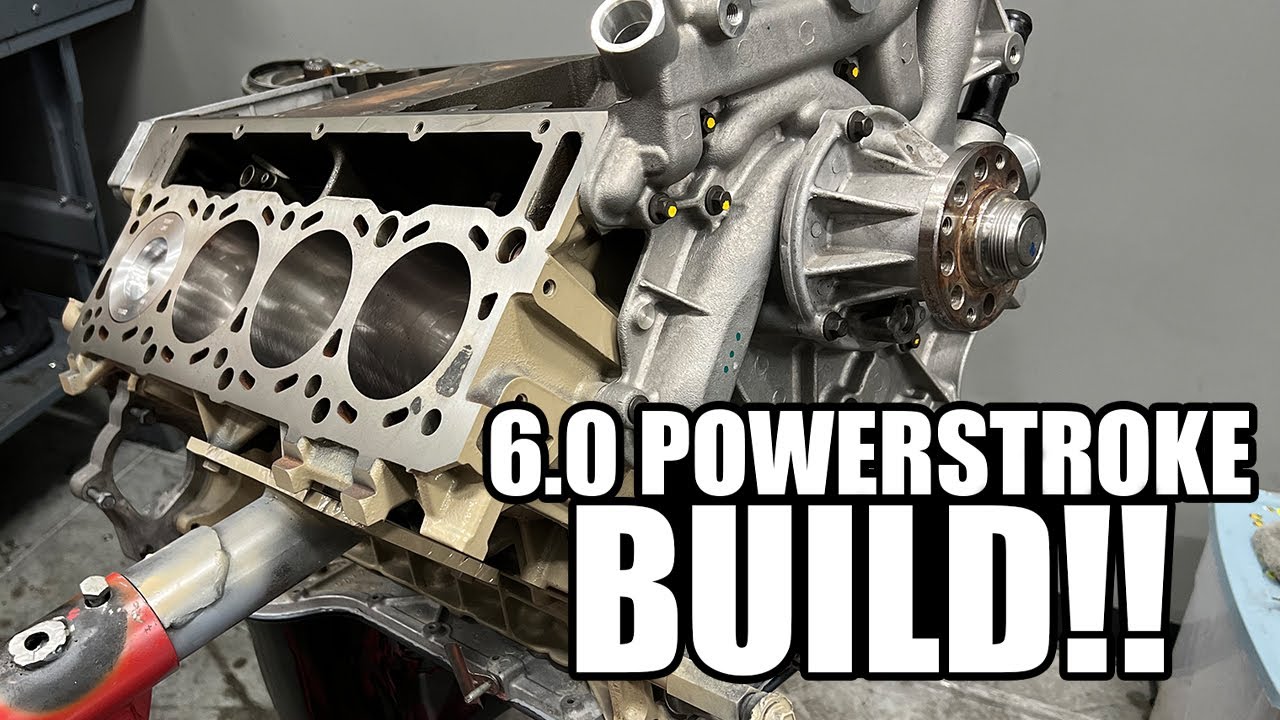 6.0 POWERSTROKE SHORT BLOCK ASSEMBLY | F250 BUILD PART 2