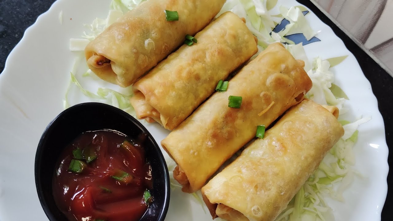 Lunch box special veg spring roll bacchon ko sabzi khilane ka aasan tarika #viralvideo