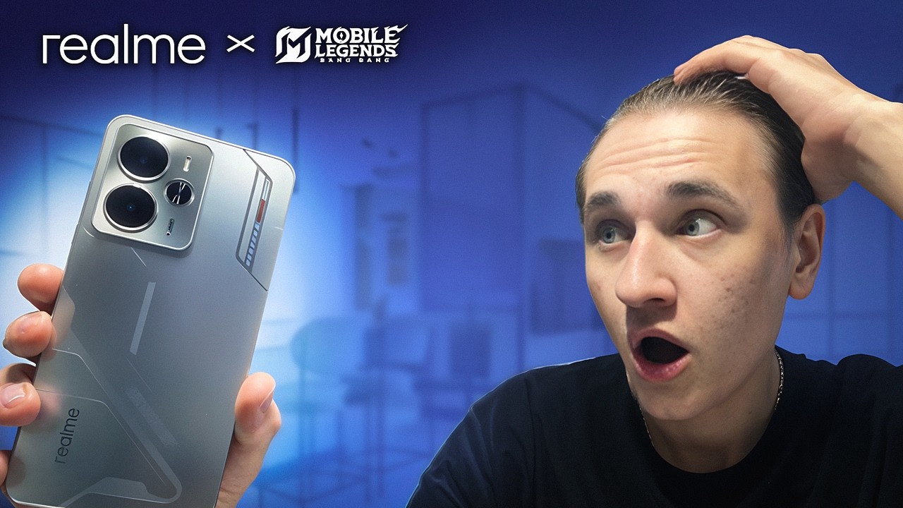 ЭТО ЛУЧШИЙ ТЕЛЕФОН ДЛЯ MOBILE LEGENDS | РАСПАКОВКА ПОДАРКА ОТ REALME x MLBB