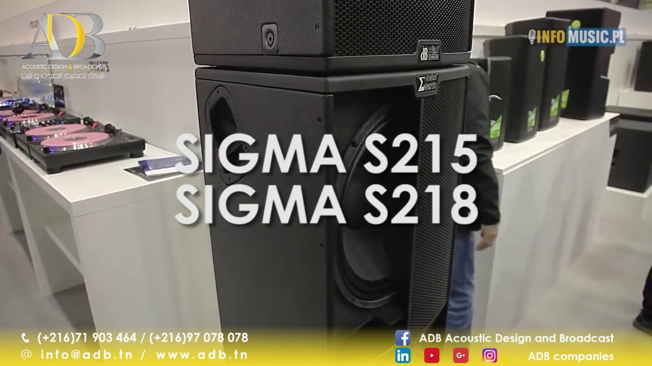 SIGMA 215 +218 dBTechnologies   #ADB  companies ©