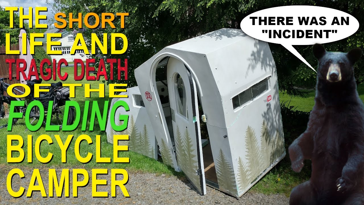 Folding eBike Camper Build Part 3 - Proof of Concept Campout & The Incident