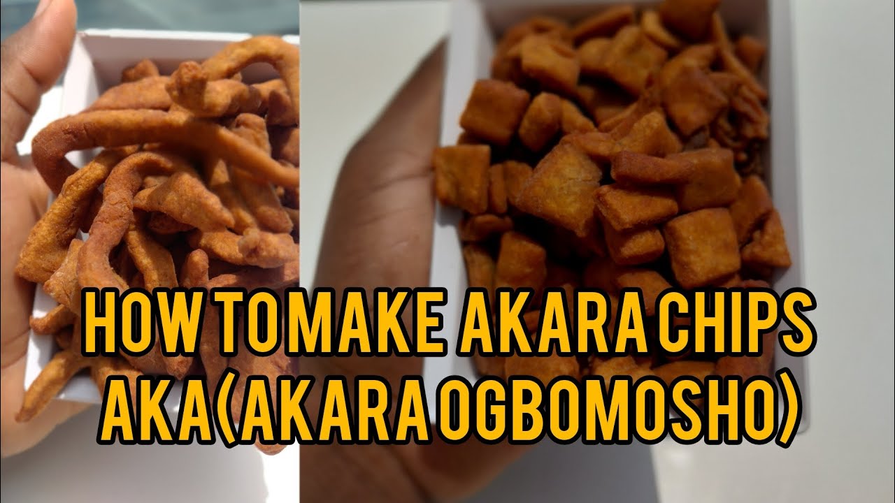 HOW TO MAKE AKARA OGBOMOSO|AKARA CHIPS|AKARACHINCHIN 