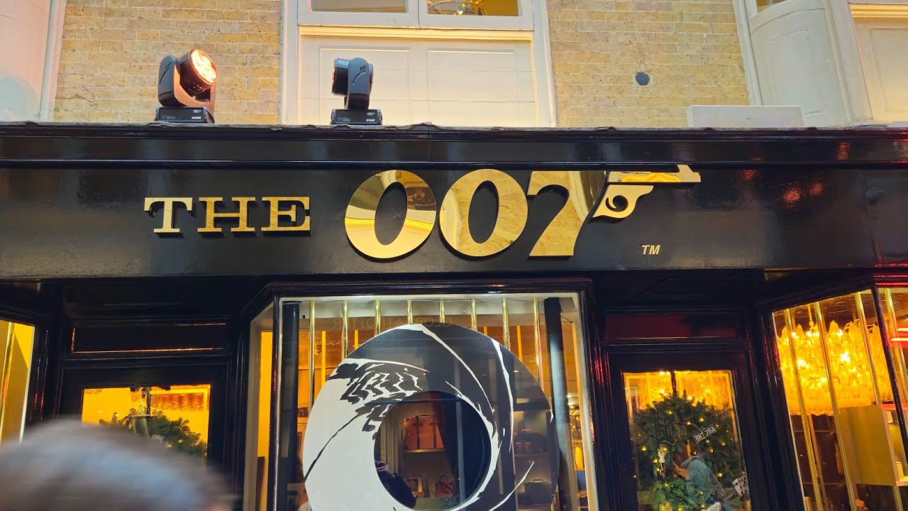 the 007 Bar ( james bond secret agent ) in burlington arcade London only there till end of Dec
