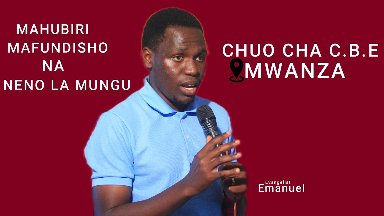 Evangelist Emanuel Mahubiri Na Mafundisho katika chuo cha CBE Mwanza Ibaada CASFETA
