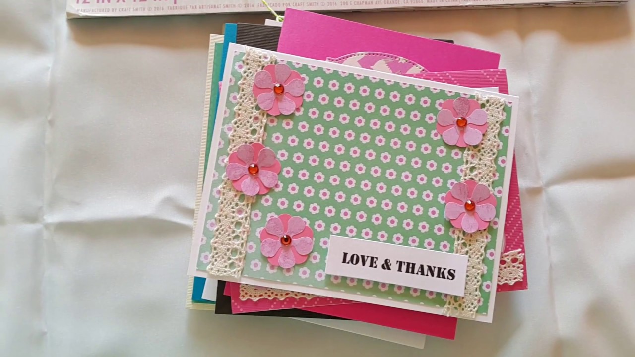 Papercrafts with using Craft Smith® Paper Pad, Llama Love