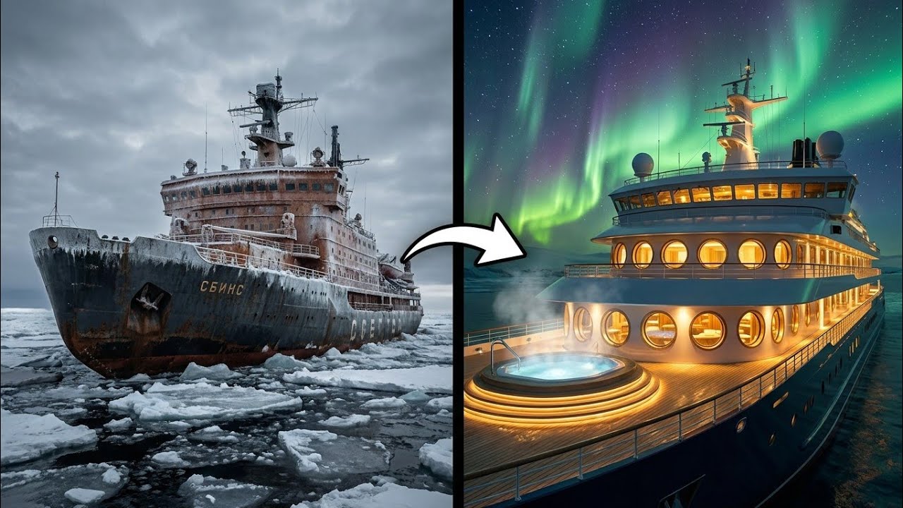 I Restored an Abandoned Soviet Icebreaker Into a 5-Star Luxury Cruise Ship!