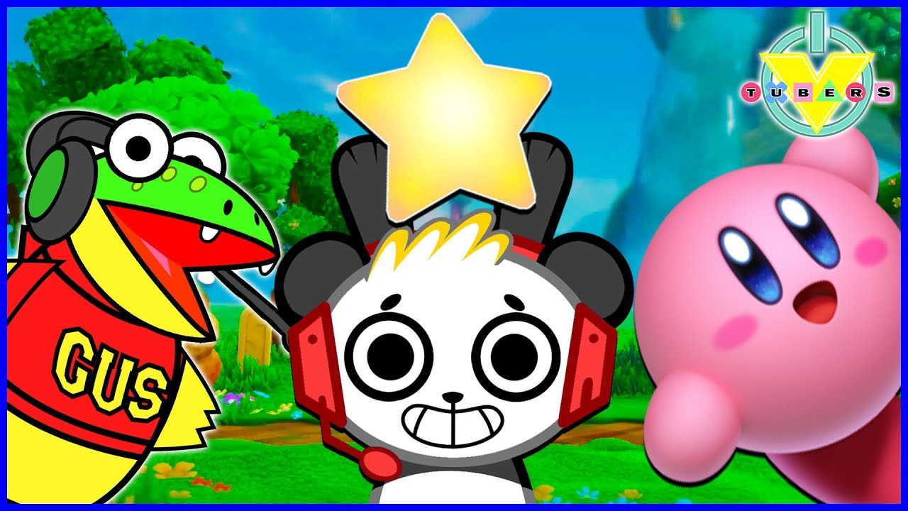 VTubers Combo Panda Vs. Gus TREE BOSS Let's Play Kirby Star Allies