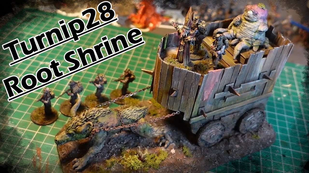 Turnip28 Crafting a RootShrine for the 'Procession of Woe' Cult