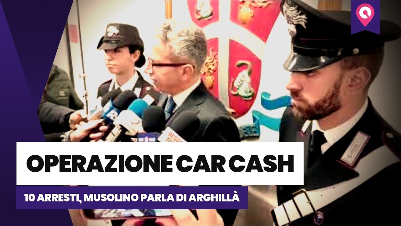 Reggio Calabria, operazione Car Cash: le parole del procuratore Musolino