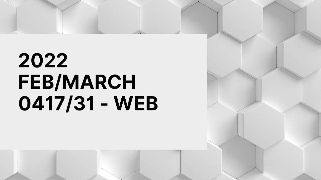 2022 February March 0417/31 WEB AUTHORING