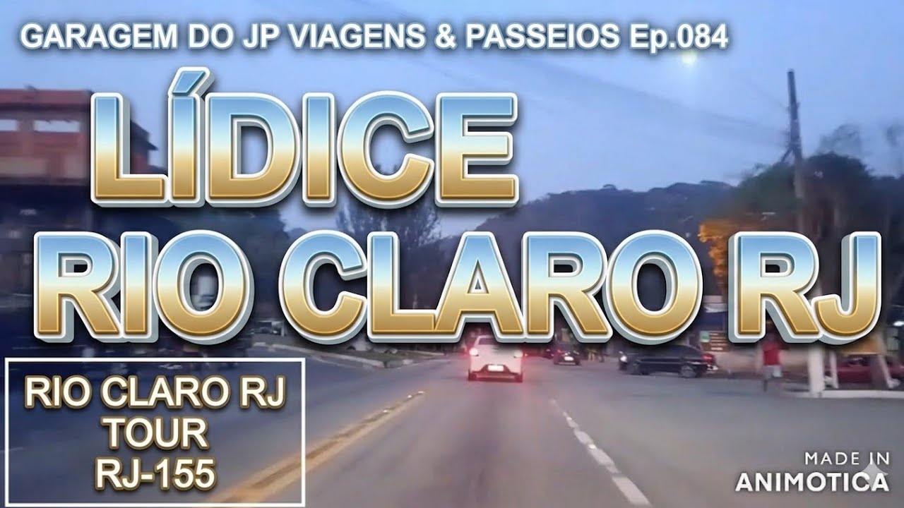 (084) Rio Claro RJ Tour: Lídice - Centro. RJ-155.