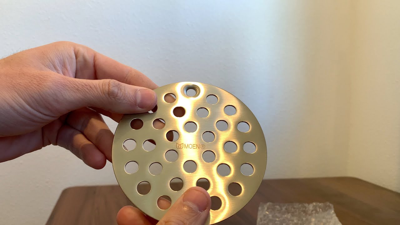 Moen Shower Drain Metal Cover Comparison to other 4 Inch Drain Covers (Danco and Westbrass)