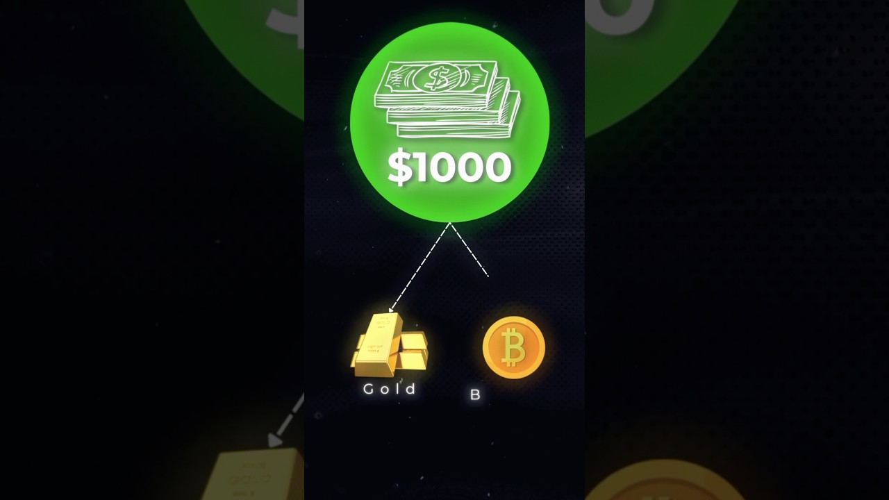 $1000 in Gold or Bitcoin! Which are you taking? 🤔 