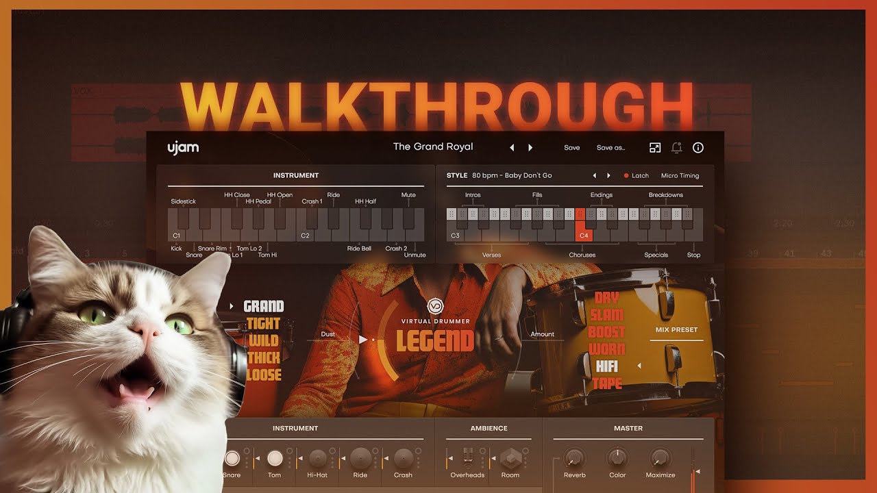 Walkthrough | Virtual Drummer LEGEND