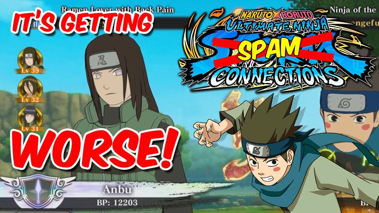 Neji Spam! RANK'S GETTING WORSE! Naruto Storm Connections
