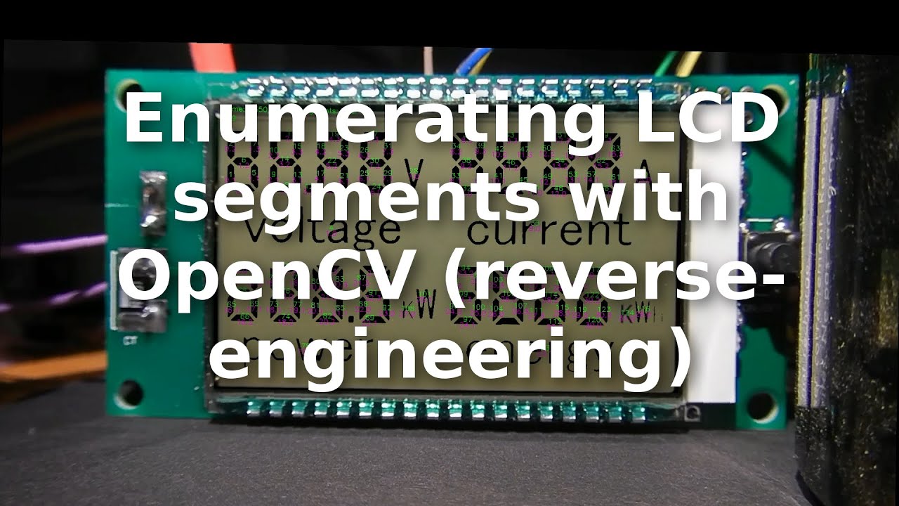 Enumerating LCD segments with OpenCV (reverse-engineering)