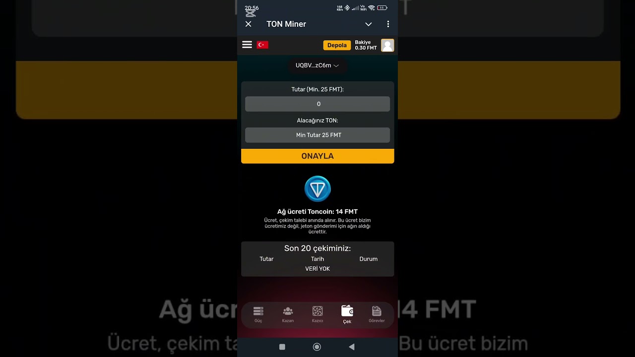 Telegram botunda fmt coin kazan$$$