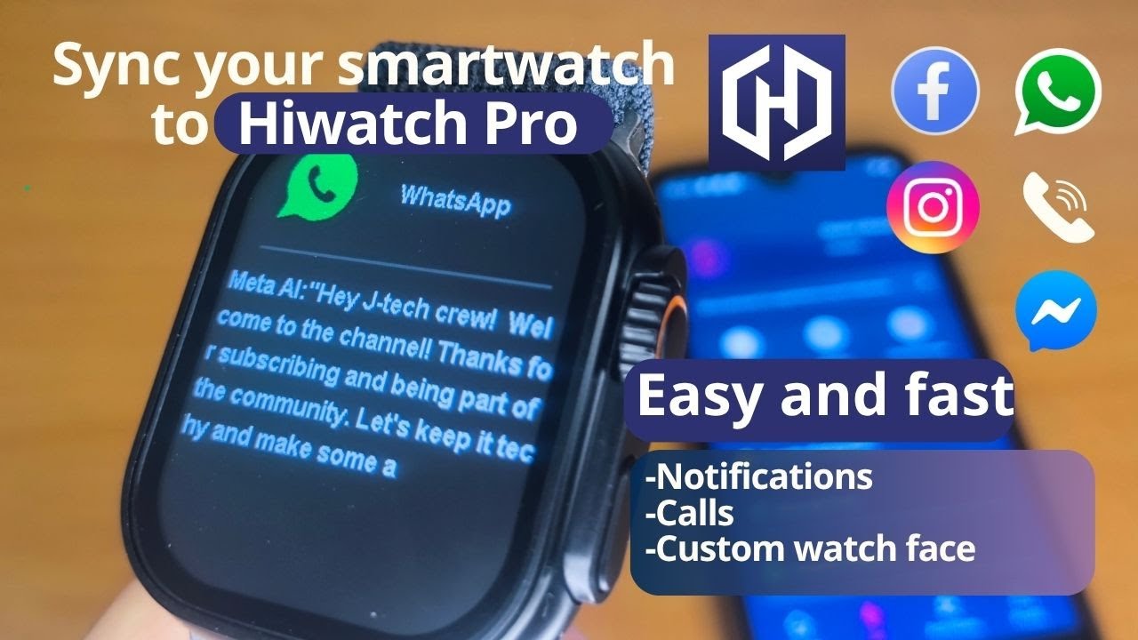 How to Connect Your Smartwatch to Your Phone with Hiwatch&nbsp;Pro?