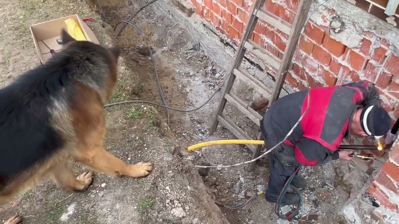 Malé preloženie plynovej prípojky 17.10.2023
