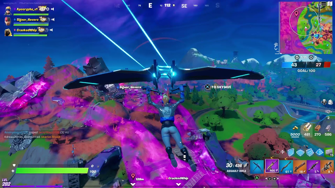 Even more Fortnite Neo Versa skin gameplay