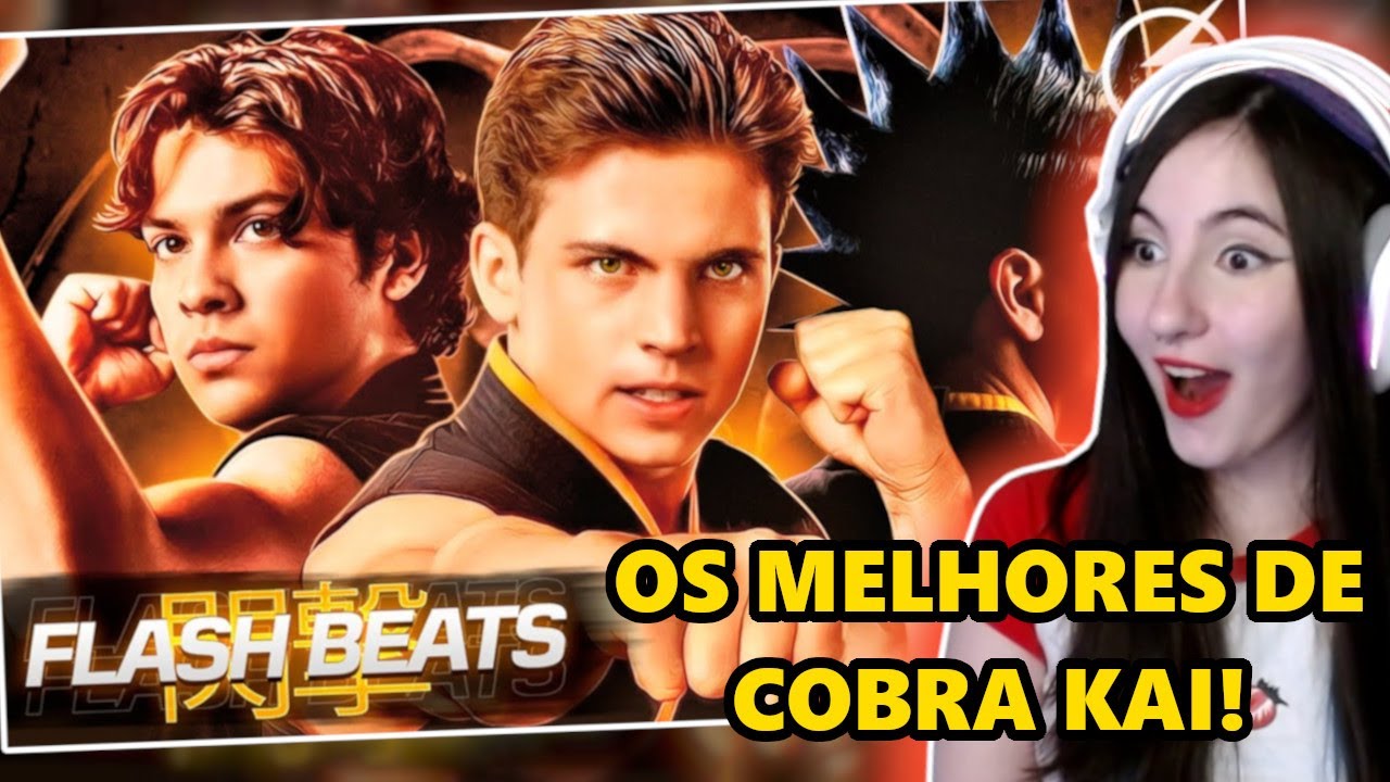 REACT Rap do Miguel, Falcão e Robby (ESPECIAL COBRA KAI) - Os Mais Fortes | Ft. AniRap e Sting Raps